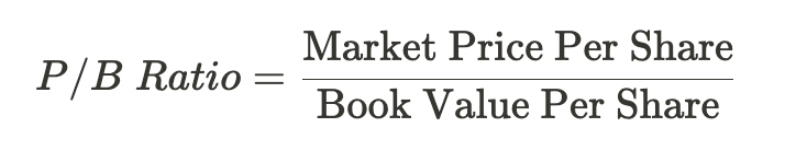 Price-to-Book (P/B) Ratio Price-to-Book (P/B) Ratio